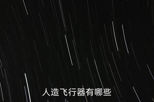 人造飛行器有哪些