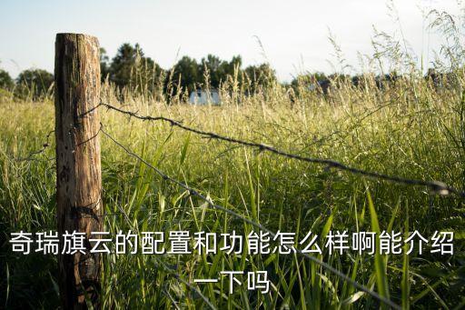 奇瑞旗云的配置和功能怎么樣啊能介紹一下嗎