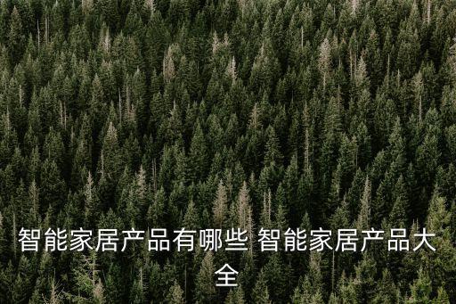 介紹最新10款智能產(chǎn)品有哪些，智能十大品牌都有些什么品牌呢