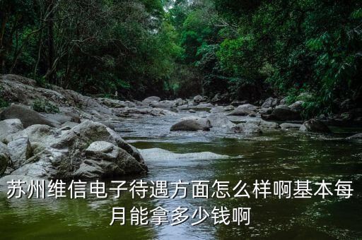 蘇州穩(wěn)信智能科技底薪多少，蘇州維信電子待遇方面怎么樣啊基本每月能拿多少錢啊