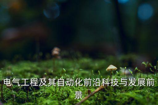 電氣工程及其自動化前沿科技與發(fā)展前景