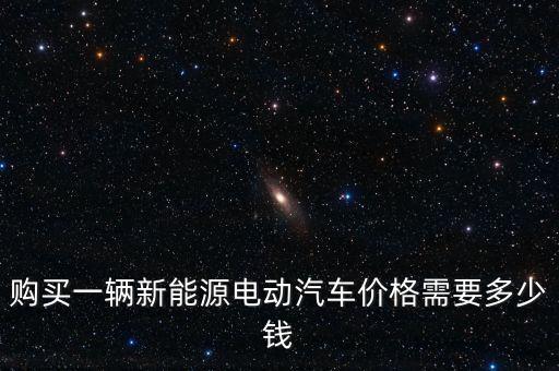 購買一輛新能源電動(dòng)汽車價(jià)格需要多少錢