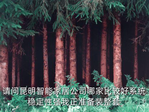請問昆明智能家居公司哪家比較好系統(tǒng)穩(wěn)定性強我正準備裝整套