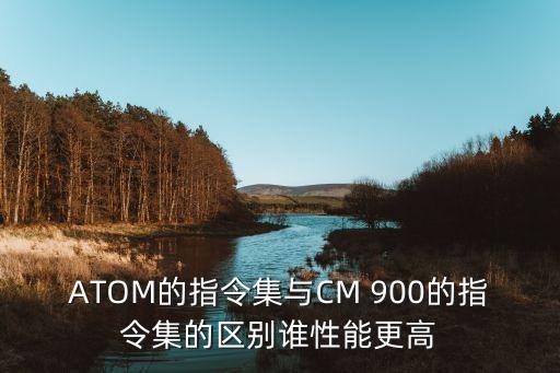 ATOM的指令集與CM 900的指令集的區(qū)別誰性能更高