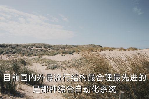 目前先進的自動化技術，自動化當前比較熱門的技術領域