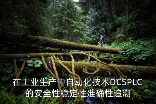 在工業(yè)生產(chǎn)中自動(dòng)化技術(shù)DCSPLC的安全性穩(wěn)定性準(zhǔn)確性追溯