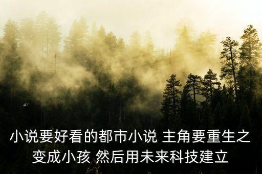都市之黑科技帝國(guó)，小說(shuō)要好看的都市小說(shuō) 主角要重生之變成小孩 然后用未來(lái)科技建立