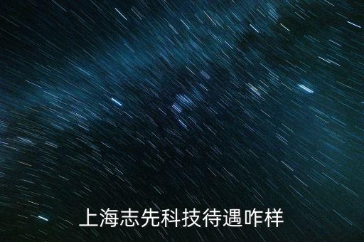上海志先科技待遇咋樣