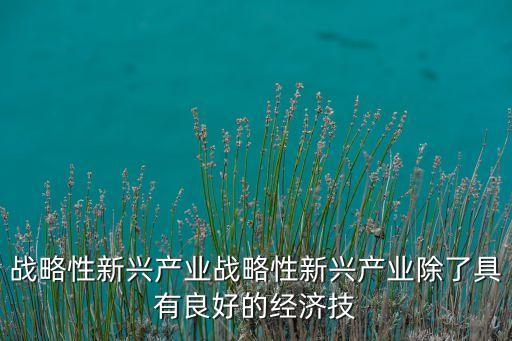2022年十大新興技術(shù)，戰(zhàn)略性新興產(chǎn)業(yè)戰(zhàn)略性新興產(chǎn)業(yè)除了具有良好的經(jīng)濟技