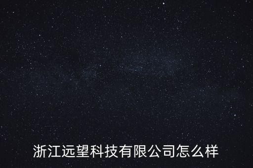 江南遠(yuǎn)望智能科技怎么樣，浙江遠(yuǎn)望電子有限公司怎么樣