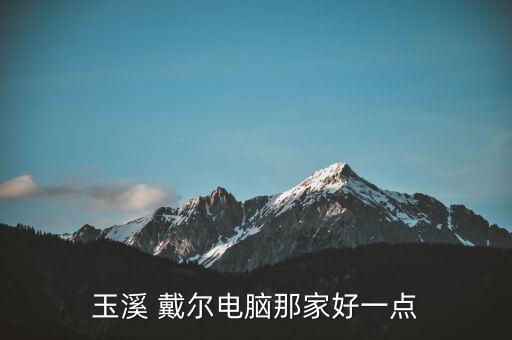 玉溪 戴爾電腦那家好一點