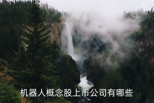 機(jī)器人概念股上市公司有哪些