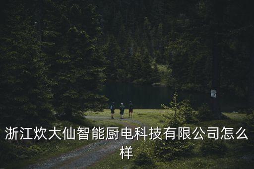 浙江炊大仙智能廚電科技有限公司怎么樣