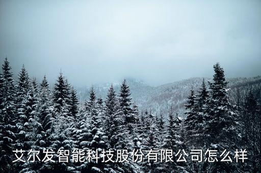 艾爾發(fā)智能科技股份有限公司怎么樣