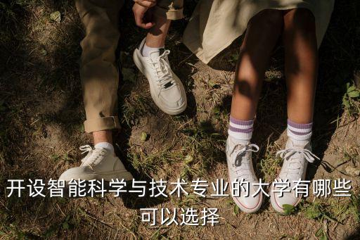 開設智能科學與技術專業(yè)的大學有哪些可以選擇