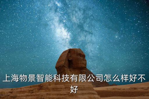 上海物景智能科技有限公司怎么樣好不好