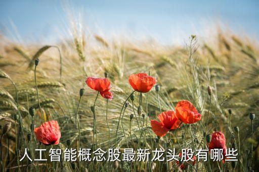 人工智能概念股最新龍頭股有哪些