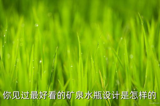 你見過(guò)最好看的礦泉水瓶設(shè)計(jì)是怎樣的