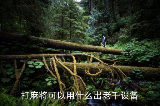 打麻將可以用什么出老千設(shè)備