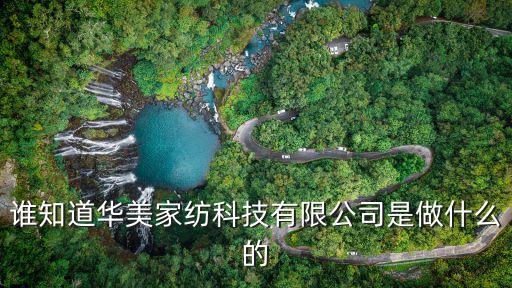 華美智能科技做什么，誰知道華美家紡科技有限公司是做什么的