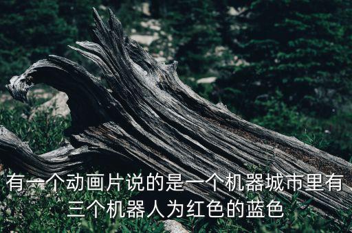有一個(gè)動(dòng)畫(huà)片說(shuō)的是一個(gè)機(jī)器城市里有三個(gè)機(jī)器人為紅色的藍(lán)色