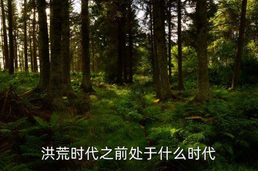 洪荒時代之前處于什么時代