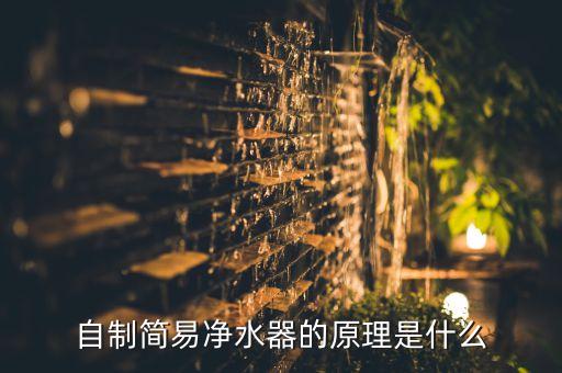 手工自制飲水機原理，自制簡易凈水器的原理是什么