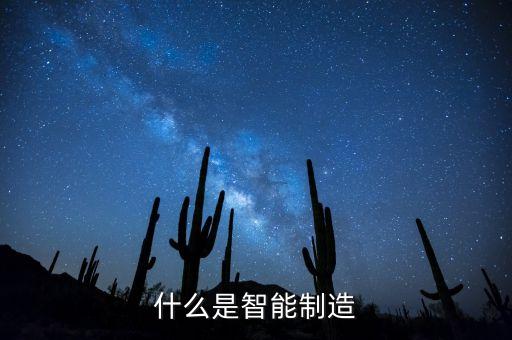 什么是智能制造