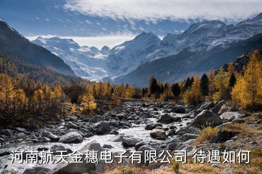 河南航天金穗電子有限公司 待遇如何