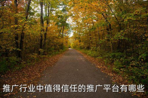 推廣行業(yè)中值得信任的推廣平臺(tái)有哪些