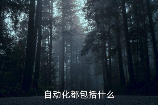 自動化都包括什么