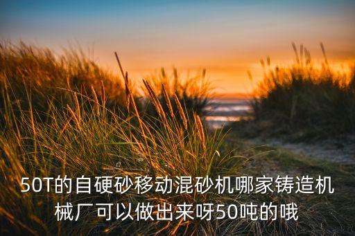 50T的自硬砂移動(dòng)混砂機(jī)哪家鑄造機(jī)械廠可以做出來(lái)呀50噸的哦