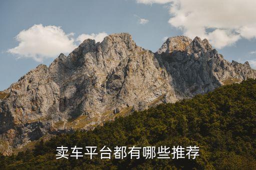 賣車平臺都有哪些推薦
