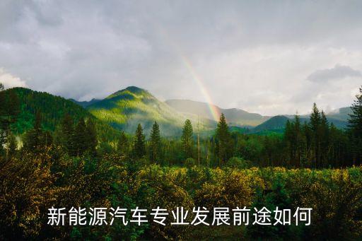 新能源汽車專業(yè)發(fā)展前途如何