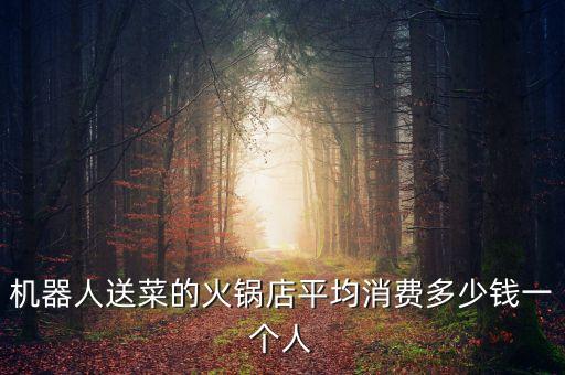 送菜機(jī)器人多少錢，機(jī)器人送菜的火鍋店平均消費(fèi)多少錢一個(gè)人