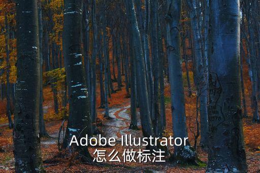 Adobe Illustrator怎么做標(biāo)注
