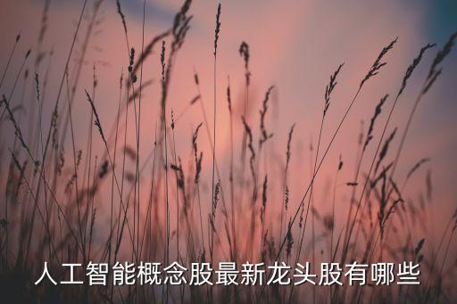 人工智能概念股最新龍頭股有哪些