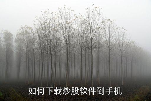 診股軟件手機(jī)版下載，用手機(jī)炒股下載哪個(gè)軟件好