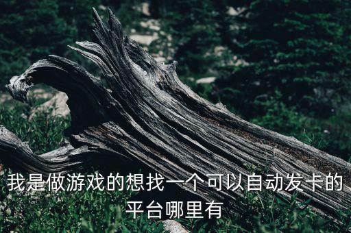 美國號自動發(fā)卡網，我是做游戲的想找一個可以自動發(fā)卡的平臺哪里有