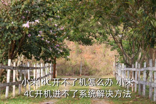 小米4C自動關機開不了機怎么辦,小米4c死機怎么辦?