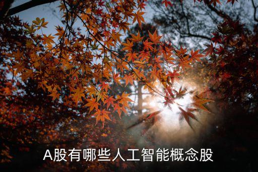 A股有哪些人工智能概念股