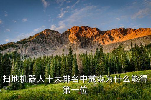 掃地機器人十大排名中戴森為什么能得第一位