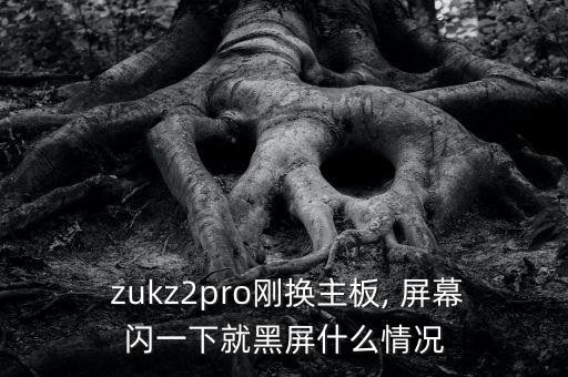  zukz2pro剛換主板, 屏幕閃一下就黑屏什么情況