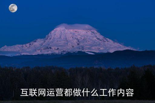 互聯(lián)網(wǎng)運(yùn)營(yíng)都做什么工作內(nèi)容