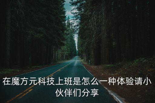 在魔方元科技上班是怎么一種體驗(yàn)請(qǐng)小伙伴們分享