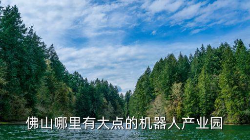 佛山哪里有大點的機(jī)器人產(chǎn)業(yè)園