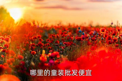 童裝批發(fā) 廠家超低價供貨，哪里的童裝批發(fā)市場童裝質(zhì)量又好又便宜