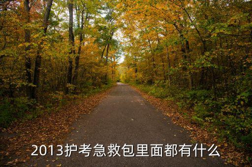 2013護(hù)考急救包里面都有什么