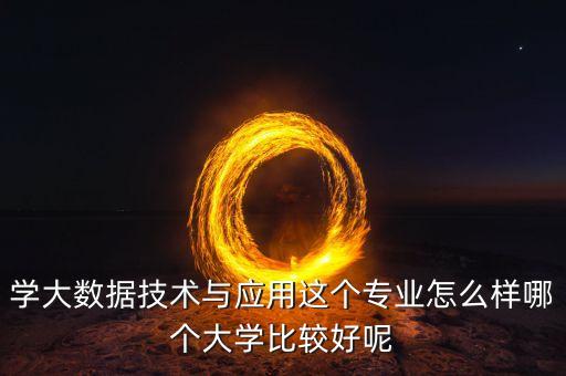 大數(shù)據(jù)技術(shù)與應(yīng)用，大數(shù)據(jù)技術(shù)與應(yīng)用專業(yè)的就業(yè)前景如何呢