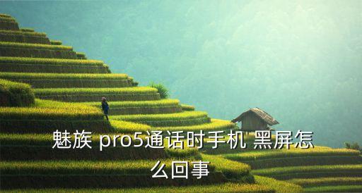 魅族pro5自動黑屏,紅外傳感器黑屏怎么辦?可以這樣做!